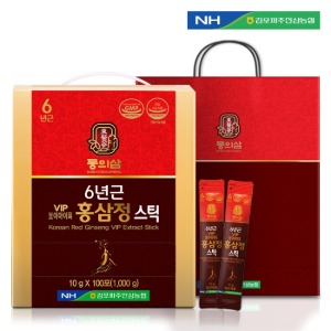 김포파주농협 동의삼 6년근 VIP 홍삼정스틱 (100포) 대용량 부모님 명절 건강 선물