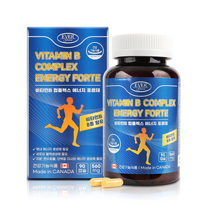 에버그린 비타민B 컴플렉스 에너지 포르테 90캡슐 비타민B군 종합비타민